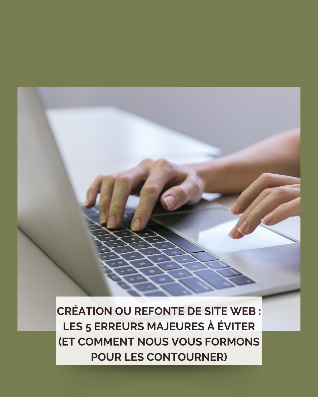 Lire la suite à propos de l’article ​Création ou refonte de site web : les 5 erreurs majeures à éviter (et comment nous vous formons pour les contourner)